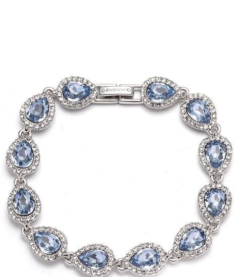 givenchy faux-crystal line bracelet|Givenchy bracelet sale.